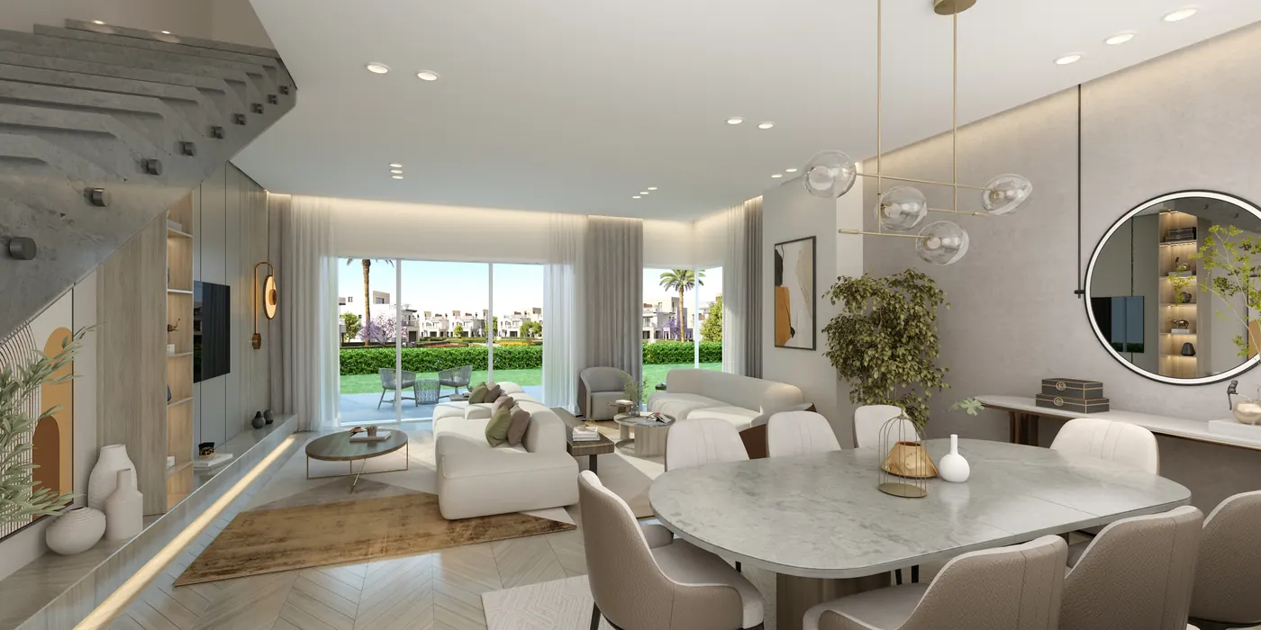 الجرين سباين والمساحات الخضراء داخل Hyde Park New Cairo التجمع الخامس